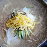 Mil-Myun (Cold Noodle) (밀면) · Famous Cold Noodle with Cold Soup