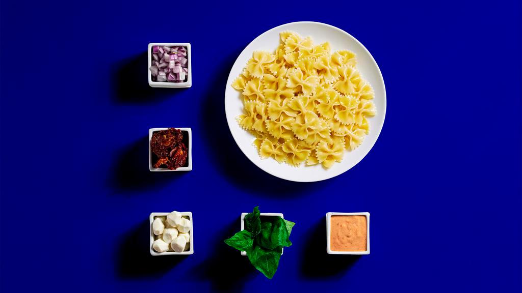 Farfalle · Build your own pasta with your choice of sauce, toppings, and garnishes!