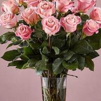 24 Long Stem Pink Roses · Enjoy the classic beauty of the rose with a playful twist in our Long Stem Pink Rose Bouquet...