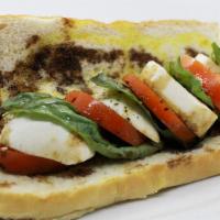 Sophia - Caprese · The delight of Caprese now with the convenience of a sandwich. Truly Delicious, Great with P...