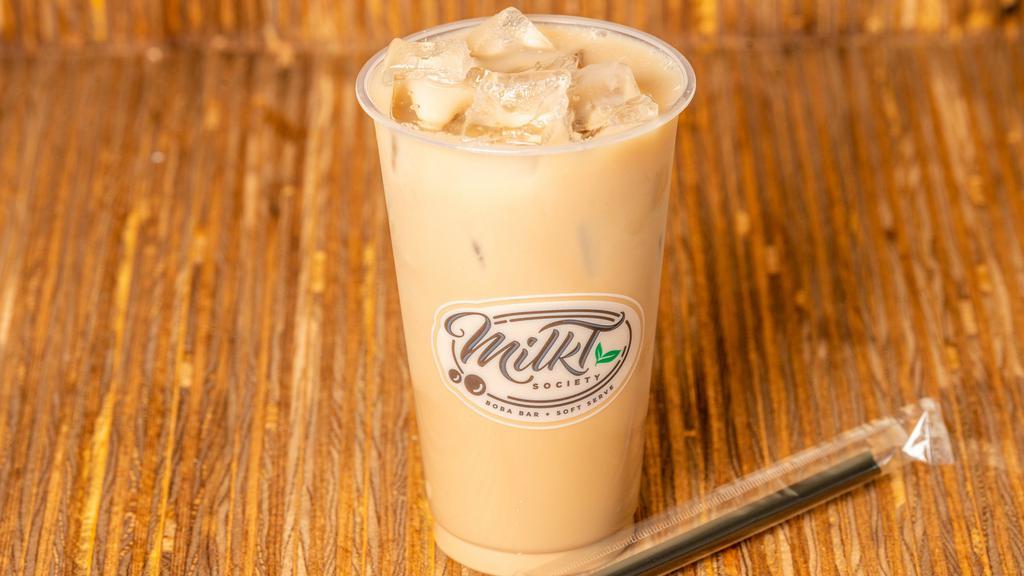 Okinawa Milkt · ***Boba NOT included. Must select Boba as a topping to include***
A sweet and creamy milk tea with a brown sugar like taste. One would even say it tastes a bit like chocolate as well!
