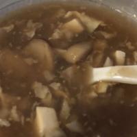 Hot & Sour Soup (Vegetable) · Hot and spicy.