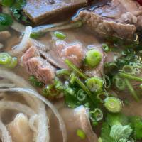 Special Beef Pho · Includes ribeye steak, brisket, boneless short ribs, and beef balls. Comes with rice noodles...