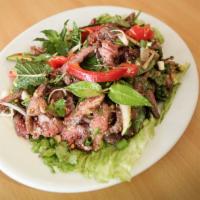 Beef Salad · Grilled meatball with house sweet and sour sauce.