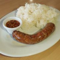 Lao Sausage With Rice  · 