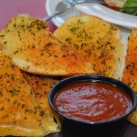 Garlic Bread · 8 pieces with side of marinara sauce.