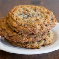 Nutty Chocolate Chip Cookie · With pecans and walnuts.