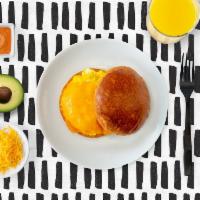 The Always Sunny · Just Egg & Cheese for the healthy LA in you. A vibey egg sandwich with 2 eggs scrambled, mel...