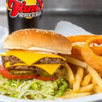 Double Cheese Burger Special · Beef Patties, American Cheese, Lettuce, Tomato, Onions, Pickle & 1000 Island on Sesame Seed ...