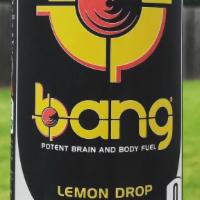 Bang Lemon Drop 16 Oz · Bang not only gives you energy, but it also contains great ingredients like CoQ10, essential...