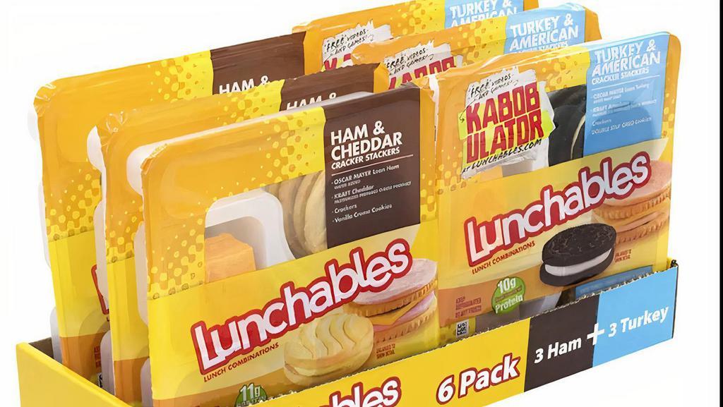 Lunchables Ham, American Cracker Stackers - 3.4 Oz · 