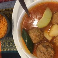 Albondigas (Mexican Meatball Soup) · Juicy meatballs in o array of fresh veggies and Interesting blend of spices.