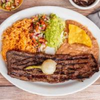 Carne Asada · May be cooked to order. Consuming undercooked meals, poultry, seafood shellfish, eggs may in...