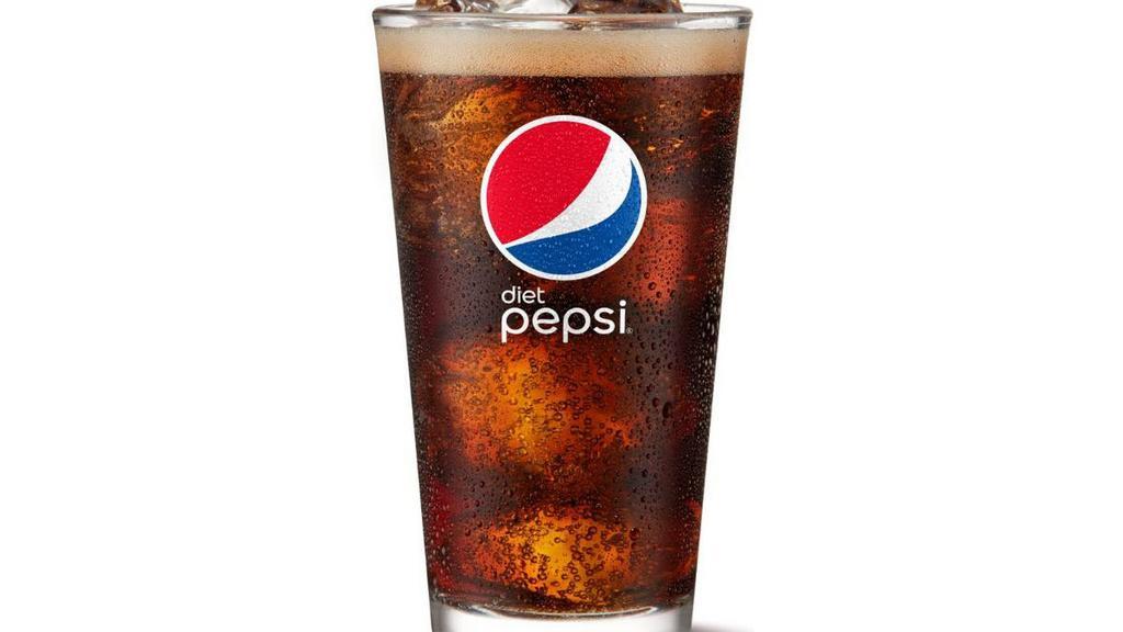 Diet Pepsi · A crisp tasting, refreshing pop of sweet, fizzy bubbles without calories.