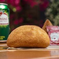 Risole · Brazilian dough filled with ham and cheese.
