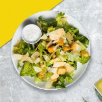 Cease On Caesar Salad · (Vegetarian) Romaine lettuce, house croutons, and parmesan cheese tossed with Caesar dressing.