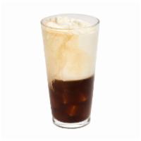 Americano · Espresso shot with hot water (sweeter and cream or milk available on request)