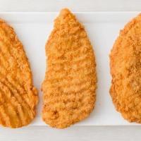 Three Chicken Tenders · With choice of Ranch, Honey Mustard, BBQ, or Hot Buffalo Sauce