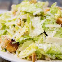 Caesar Half (Lunch) Salad · ** Dressing Contains Raw EggRomaine, Homemade Croutons, Parmesan, Caesar Dressing