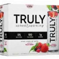 Truly Hard Seltzer Wild Berry 6Pack 12Oz Cans · Truly Hard Seltzer is light, crisp and refreshing with a hint of fruit flavor. 5% alc./vol.,...