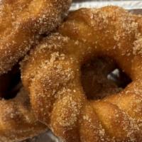 Churro Donuts · Churro Donuts (2) per order Cinnamon Sugar with Ghirardelli Chocolate Dipping Sauce