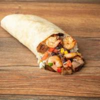 Burrito · Flour tortilla wrapped with your choice of meat and toppings