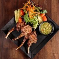 Giti'S Garlic Lamb Chop · Four grilled New Zealand lamb chops. Not served with rice.