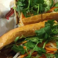 Vietnamese Sandwich With Grilled Shrimp · 4 pieces.