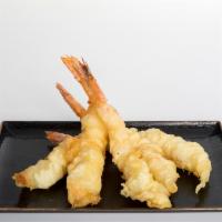 Shrimp Tempura · Deep fried white shrimp in tempura batter