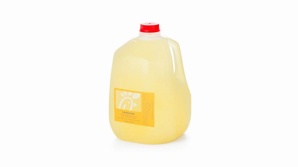 Gallon Chick-Fil-A® Lemonade · Classic lemonade using three simple ingredients: real lemon juice—not from concentrate, cane sugar, and water.