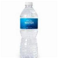 Bottled Water · Served cold.