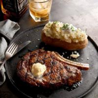 Ribeye Steak (Gs) · Gluten sensitive. 12oz. Hand-cut boneless USDA choice. Served with choice of 2 sides.