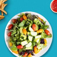 You With The Salad Eyes  · (Vegetarian) Romaine lettuce, cherry tomatoes, carrots, and onions dressed tossed with lemon...