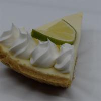 Key Lime Pie · Classic Key Lime Pie with graham cracker crust.