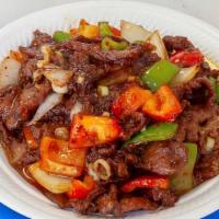 Szechuan Beef                           · Include a side of Steam Rice