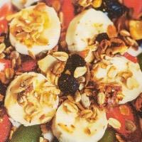 Fruit Parfait Bowl · Fresh seasonal fruit, yogurt and granola.