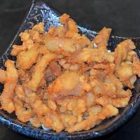 Mochiko Chicken · Deep fried chicken prepared with sticky rice powder