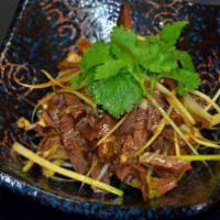 Marinated Beef · Beef tossed in chef's special seasoning(cold)