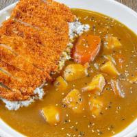 Chicken Katsu Japanese Curry · Curry stock contains peanuts. Japanese curry is made with curry powder, spiced sauce and rel...