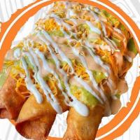 3 Pack · Hand rolled, pan-fried, cooked-to-order Taquitos. Each Taquito is hand rolled in either our ...