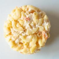 Macaroni Salad · 350 cal.  served in a paper tray