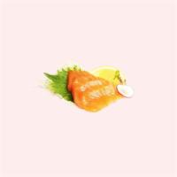 Salmon Sashimi · 4 sliced per order.