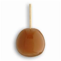 Plain Caramel Apple · Granny Smith apple dipped in thick caramel