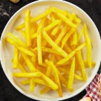 Plain Fries · (Vegetarian) Idaho potato fries cooked until golden brown garnished with salt.