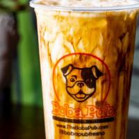 Brown Sugar (Boba) · A creamy black sugar ice cream like taste with specially handcrafted Tiger Boba on the botto...