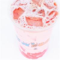Special Strawberry Milk Tea · Strawberry Milk Tea with Strawberry Jelly