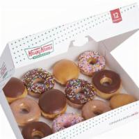Classic Assorted Dozen · An assortment of our classic doughnuts, preselected just for you. Our dozens are made fresh ...