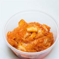 Kimchi · Fermented napa cabbage.
