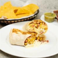 Burrito · Meat and cheese inside only
