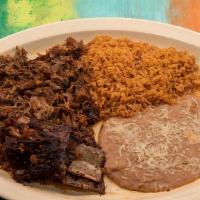Birria Combo  · Birria (goat or beef)  house specialty of delicious goat meat with a cup of broth on the sid...